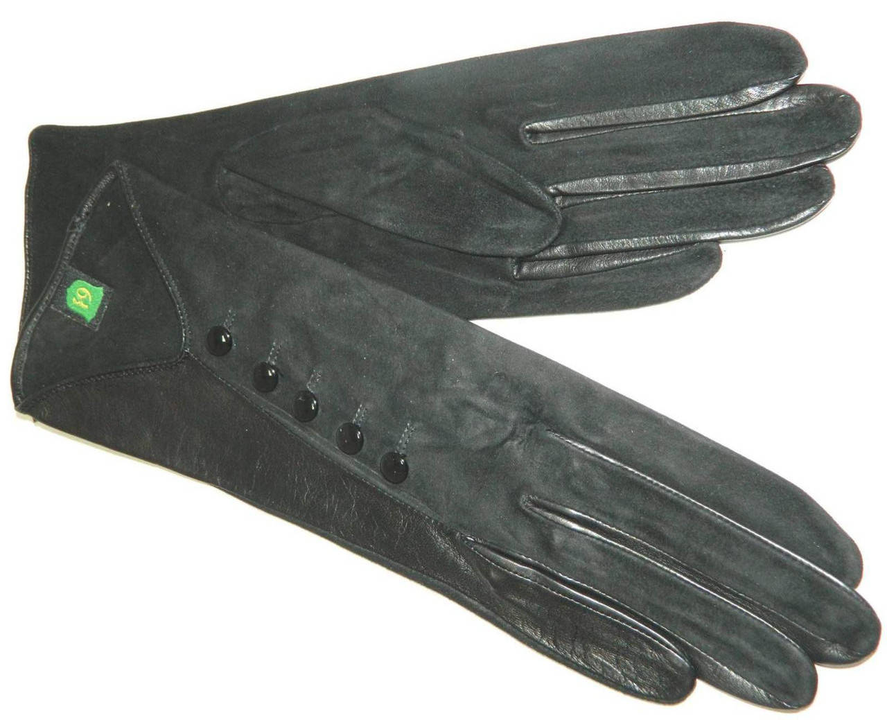 

Перчатки женские кожаные Alpa Gloves без подкладки черные размер 6, Черный