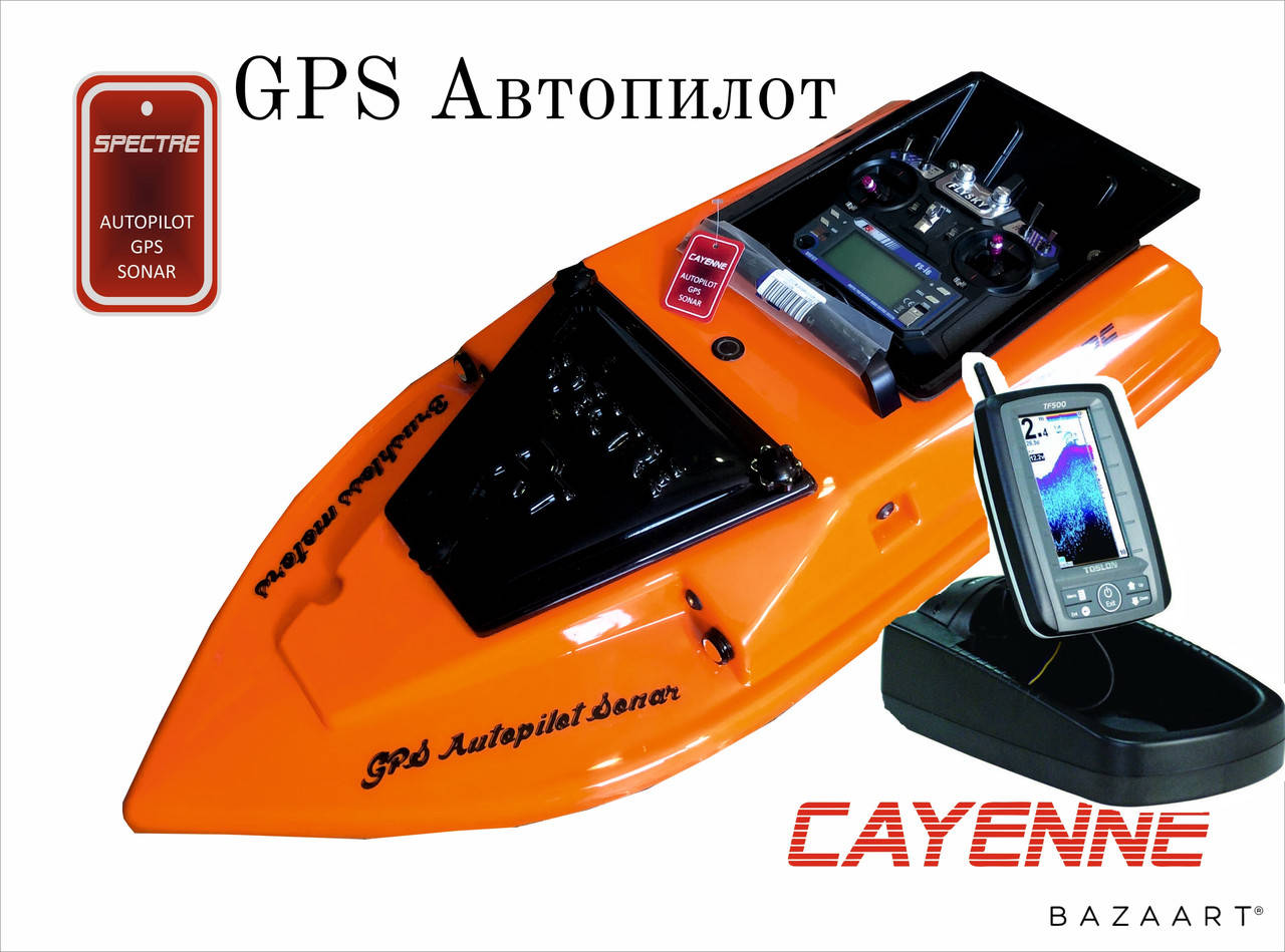 

Карповый кораблик для прикормки эхолот Toslon TF520 SPECTRE RT GPS Автопилот