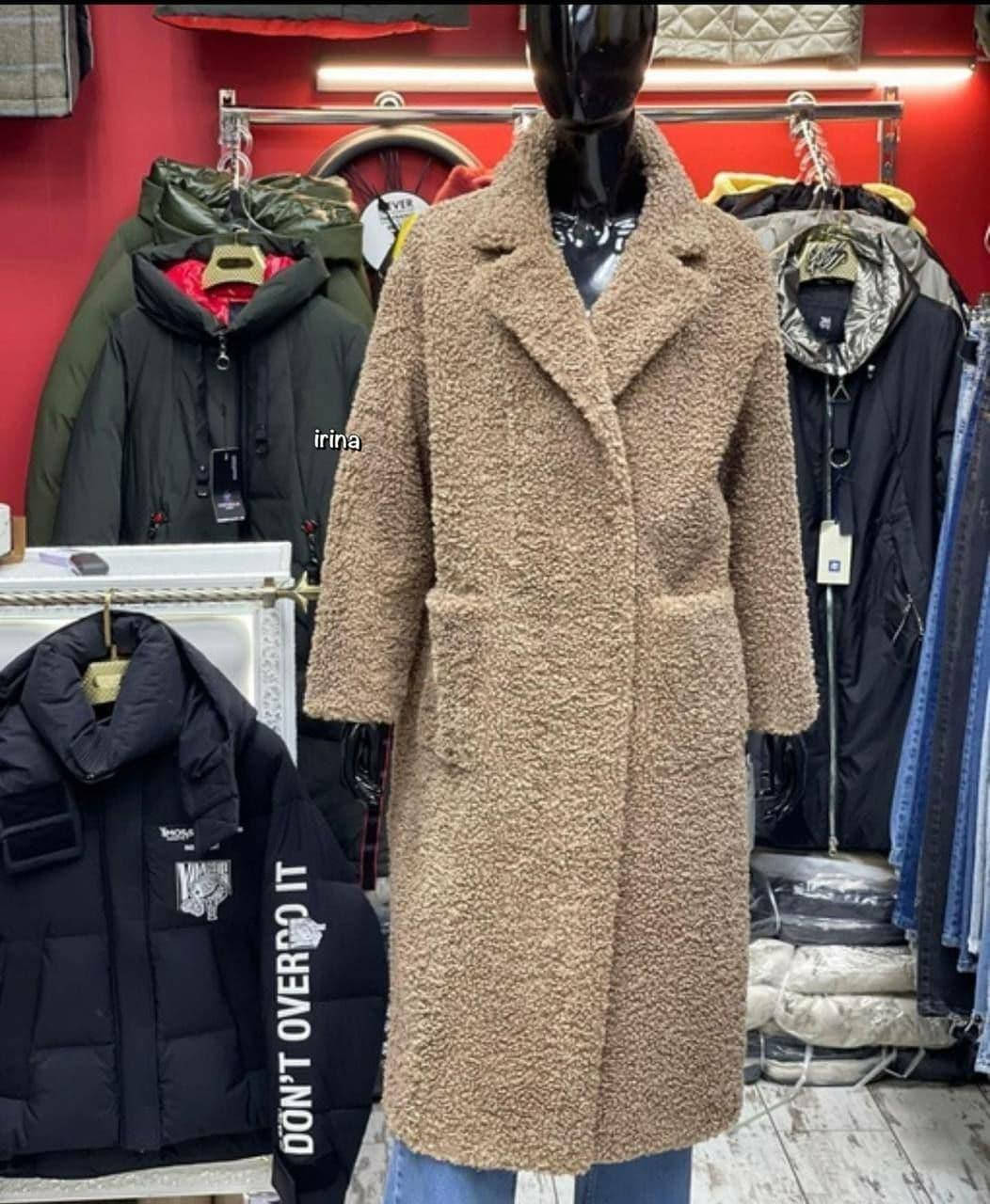 

МОДНАЯ ШУБА БАРАШЕК S-M и L-XL размер арт 467(скшоп800), Разные цвета