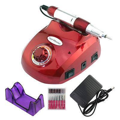 

Фрезер для маникюра и педикюра Nail Master ZS 603 35000 об/мин (35W) красный