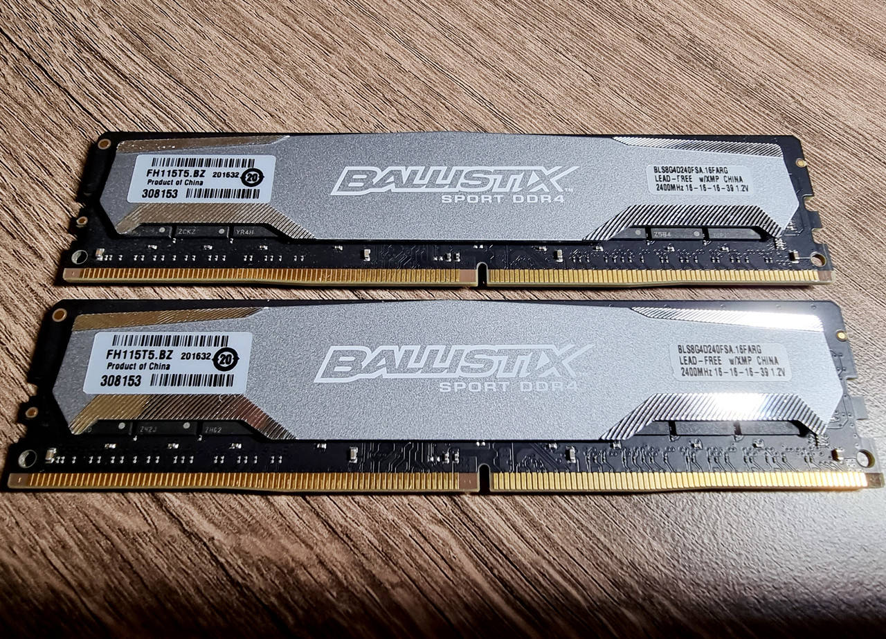 

Игровая память DDR4 8GB Crucial Ballistix Sport 2400 MHZ PC4-19200 INTEL AMD!