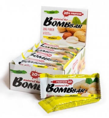 

Протеиновый батончик Bombbar Арахис, 60г