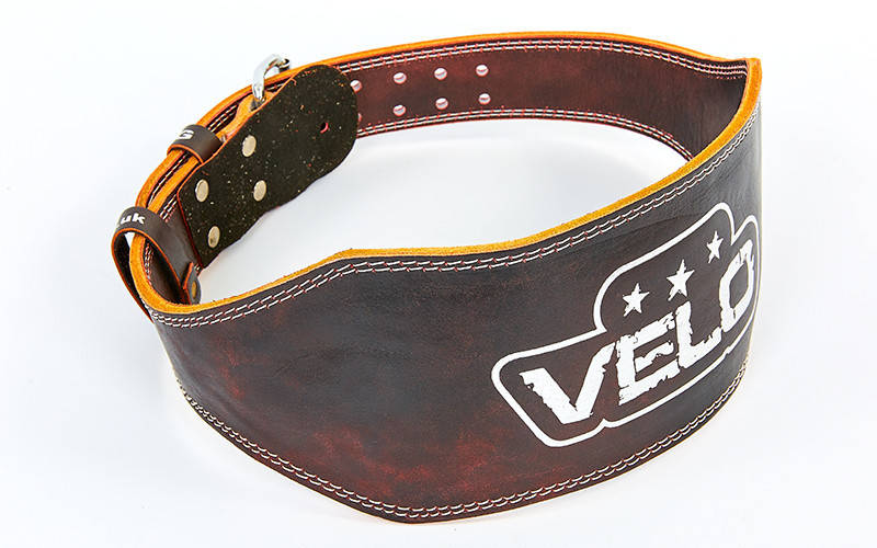

Пояс для пауэрлифтинга кожаный VELO (ширина 15см, р-р S-XXL, коричневый)