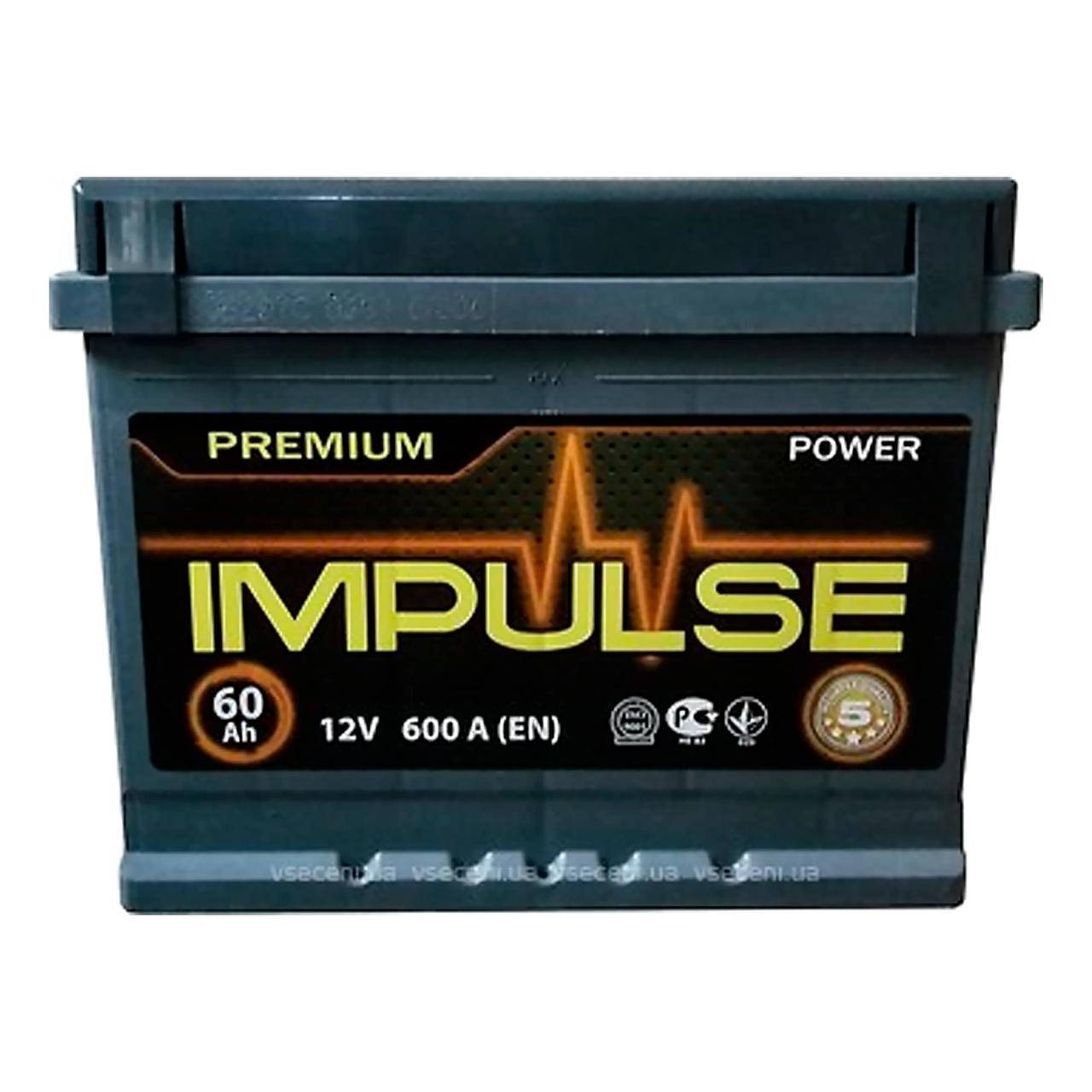 

Аккумулятор Power Impulse Premium 6СТ-60Ah Аз