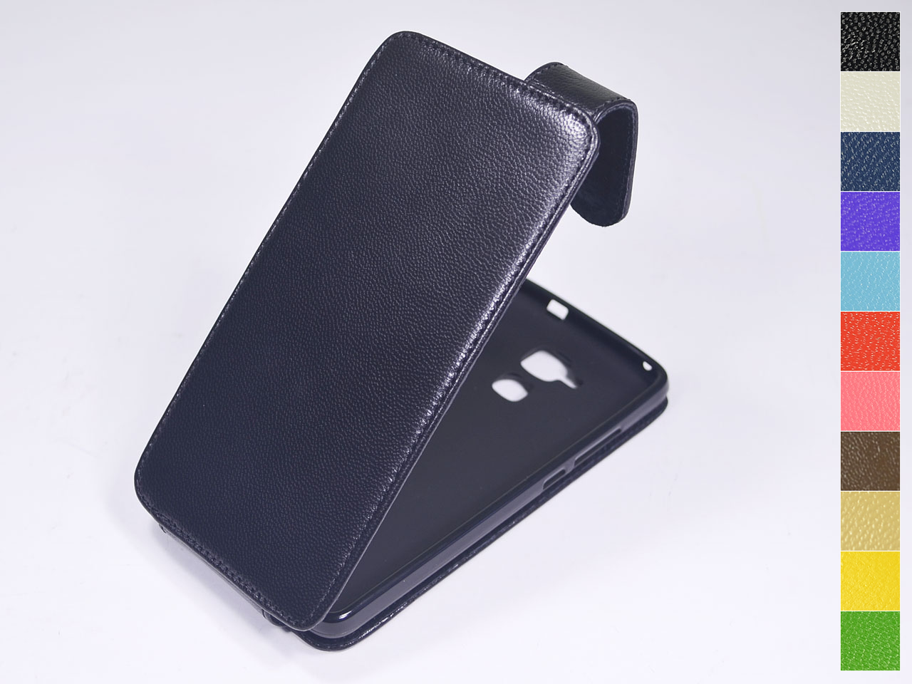 

Откидной чехол из натуральной кожи для Huawei Honor 5c / GT3 Dual Sim