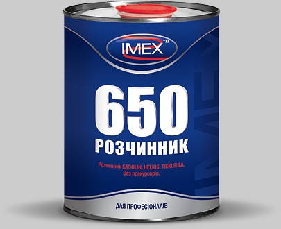 

Растворитель без прекурсоров 650 1л (0,75кг) ИМЕКС