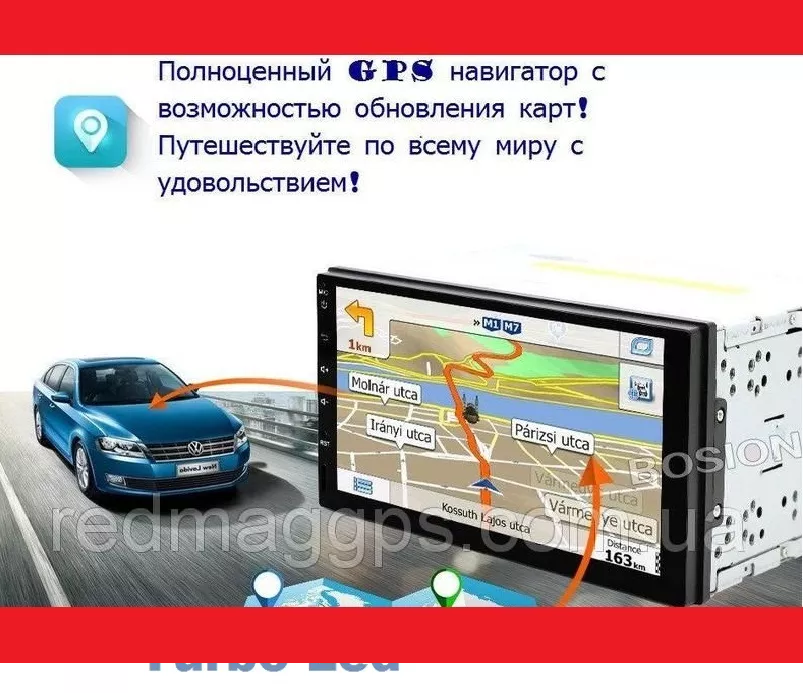 

Автомагнитола 2din Pioneer Pi-707 GPS + WiFi + 4Ядра +16 гб Отправка!