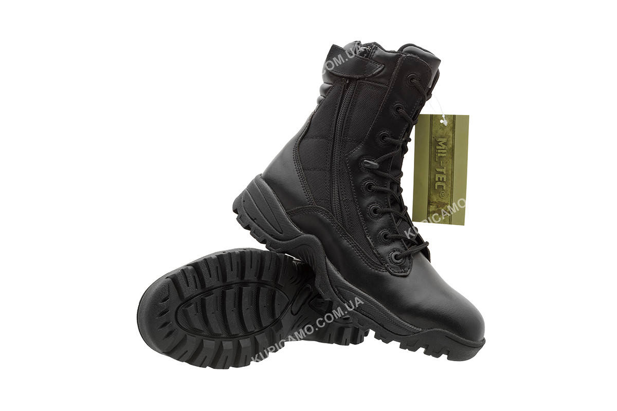 

Берцы демисизонные тактические "Mil-tec" Германия Tactical Boots "Two-Zip" В наличии 39,40,41,42,44,45,46.!!, Черный