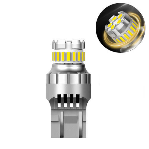 

LED T20 W21W лампа в автомобиль, 18+5 SMD 4014 3030, с обманкой, белый