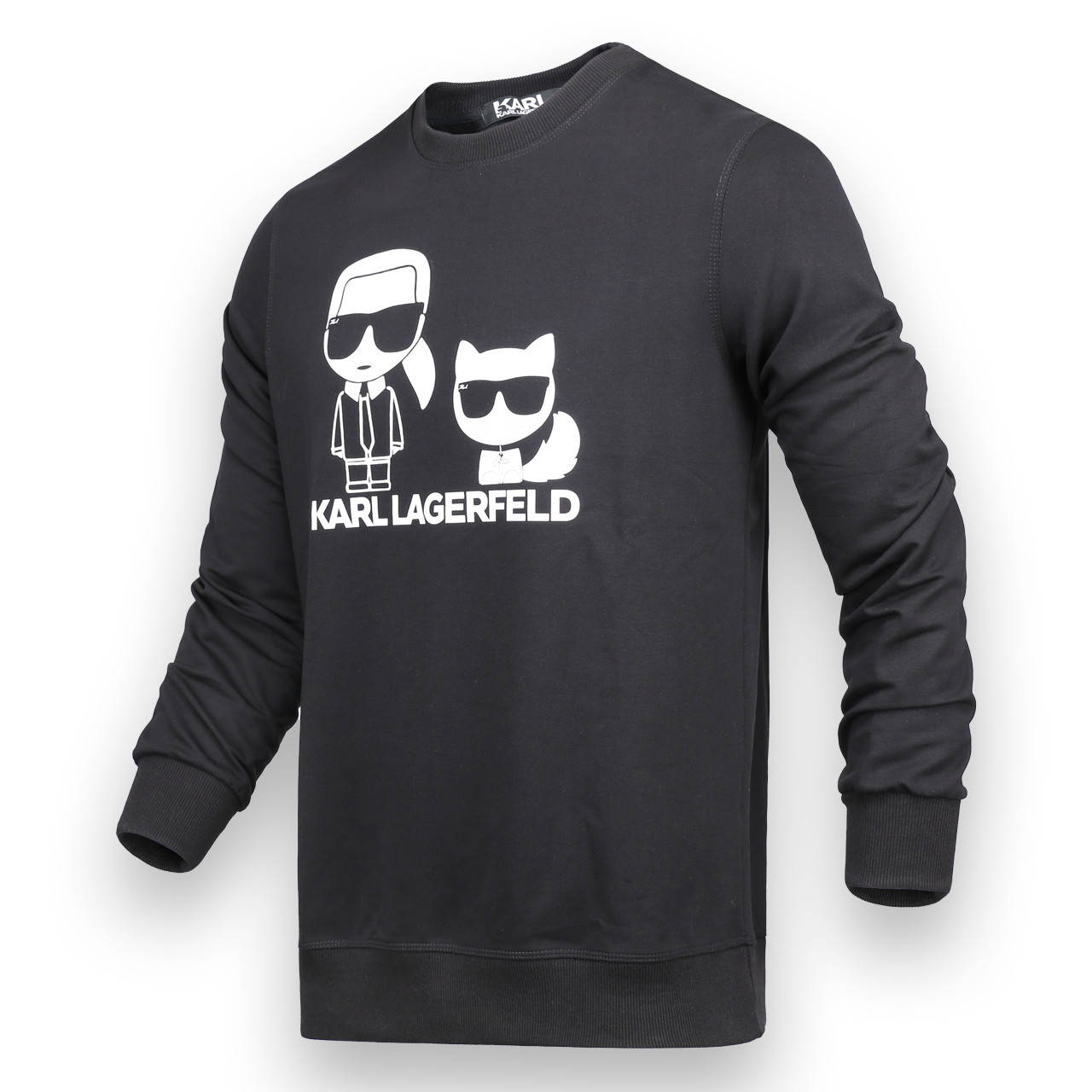 

Свитшот мужской черный KARL LAGERFELD №3 BLK XL(Р) 21-202-002