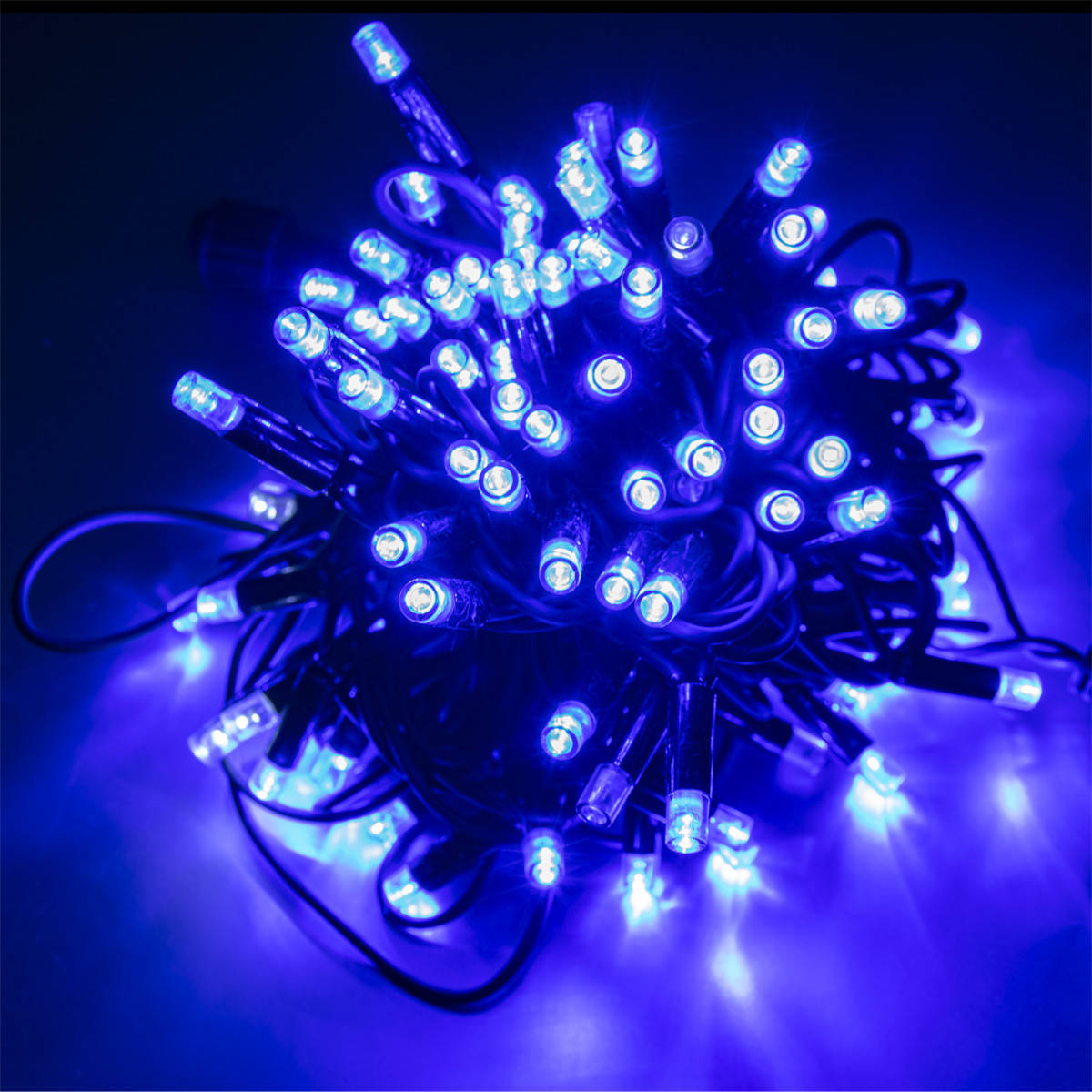 

Уличная гирлянда на дом 10м Xmas LED 100L Синяя гирлянда на дерево, новогодняя гирлянда на фасад дома (GA)