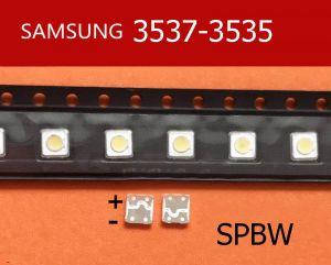 

LED диод подсветки ТВ матрицы 3537 3535 LG Samsung 3V 1W 1шт светодиод - большой SPBW