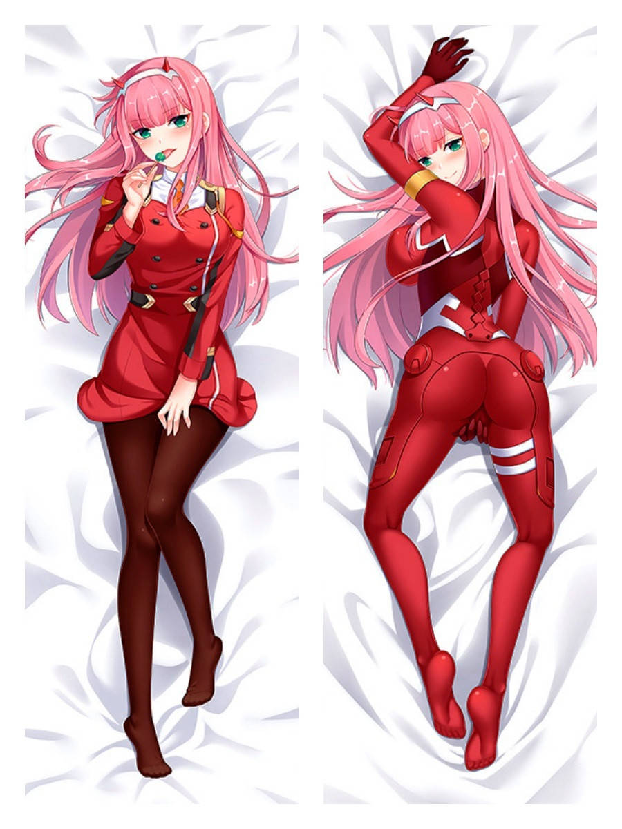 

150х50 см 1100 Грн Зеро Ту 02 Zero Two Любимый во Франксе Zero Two Darling In The Franxx Подушка Дакимакура, Разные цвета