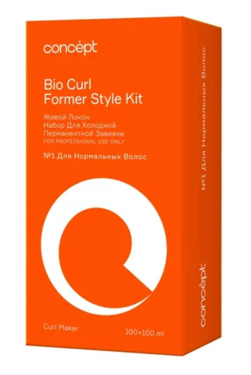 

Биозавивка Живой локон №1 для нормальных волос Concept Professionals Bio Curl Former Style Kit №1, 2x100 ml