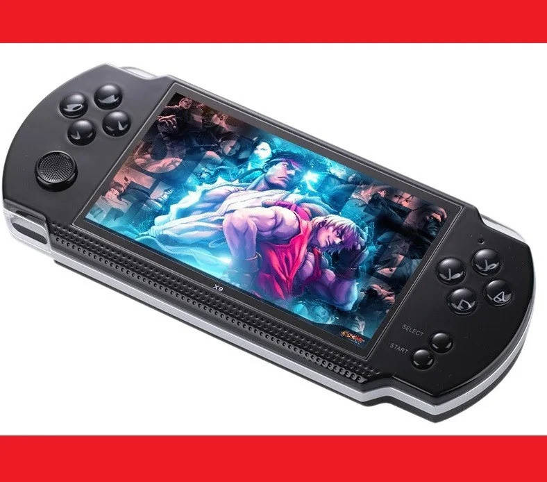 

PSP X9 Игровая приставка 5,1" MP5 8Gb 8000 игр консоль