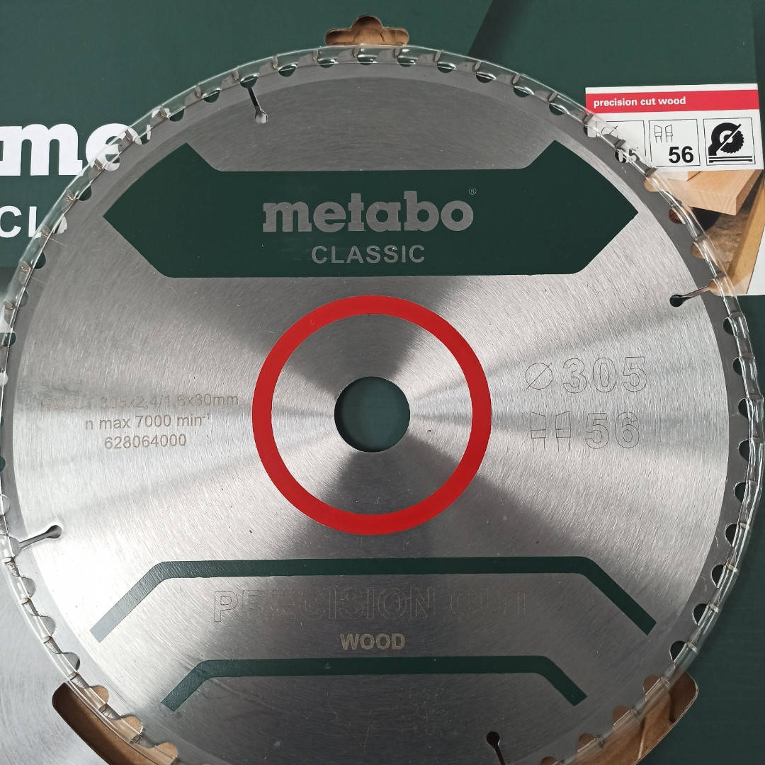 

Диск для циркулярной пилы 305 × 30 × 2.4 Z56 Metabo