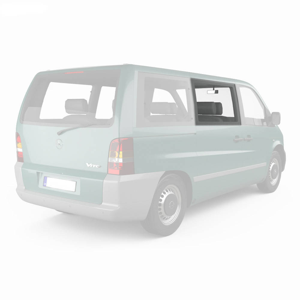 

Боковое стекло Mercedes Vito (W638) (96-03) Переднее салонное Правое (Мерседес Вито (В638)), Зелёный