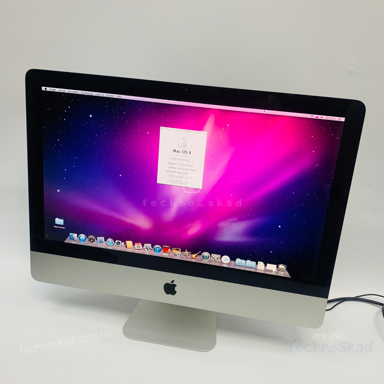 

Моноблок Apple IMAC A1311 MID 2011 21.5" INTEL CORE I5-2500S 4GB RAM 500GB HDD RADEON HD6750M