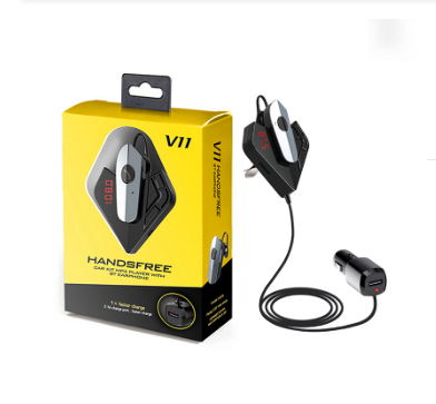 

Автомобильный трансмиттер FM модулятор V11 BT +earphone, Bluetooth fm-передатчик, MP3-плеер и USB зарядное