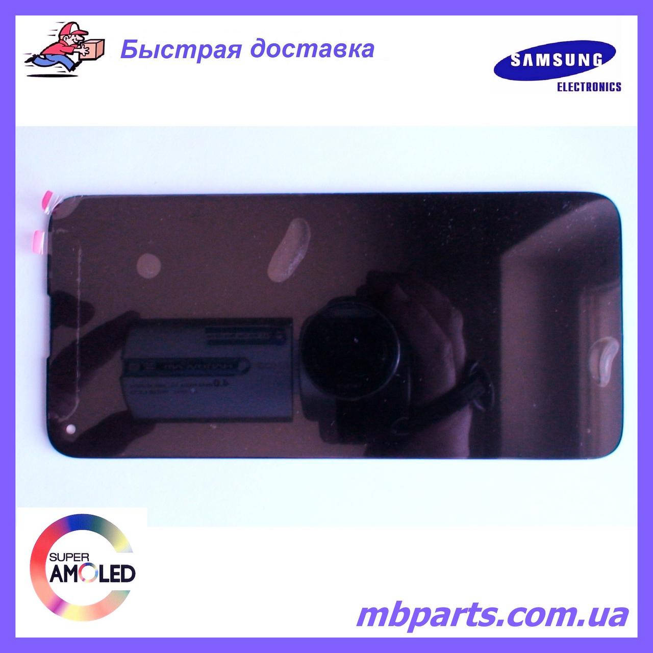 

Дисплей с сенсором Samsung А115 Galaxy А11 Black, GH81-18760A, оригинал, без рамки!, Черный