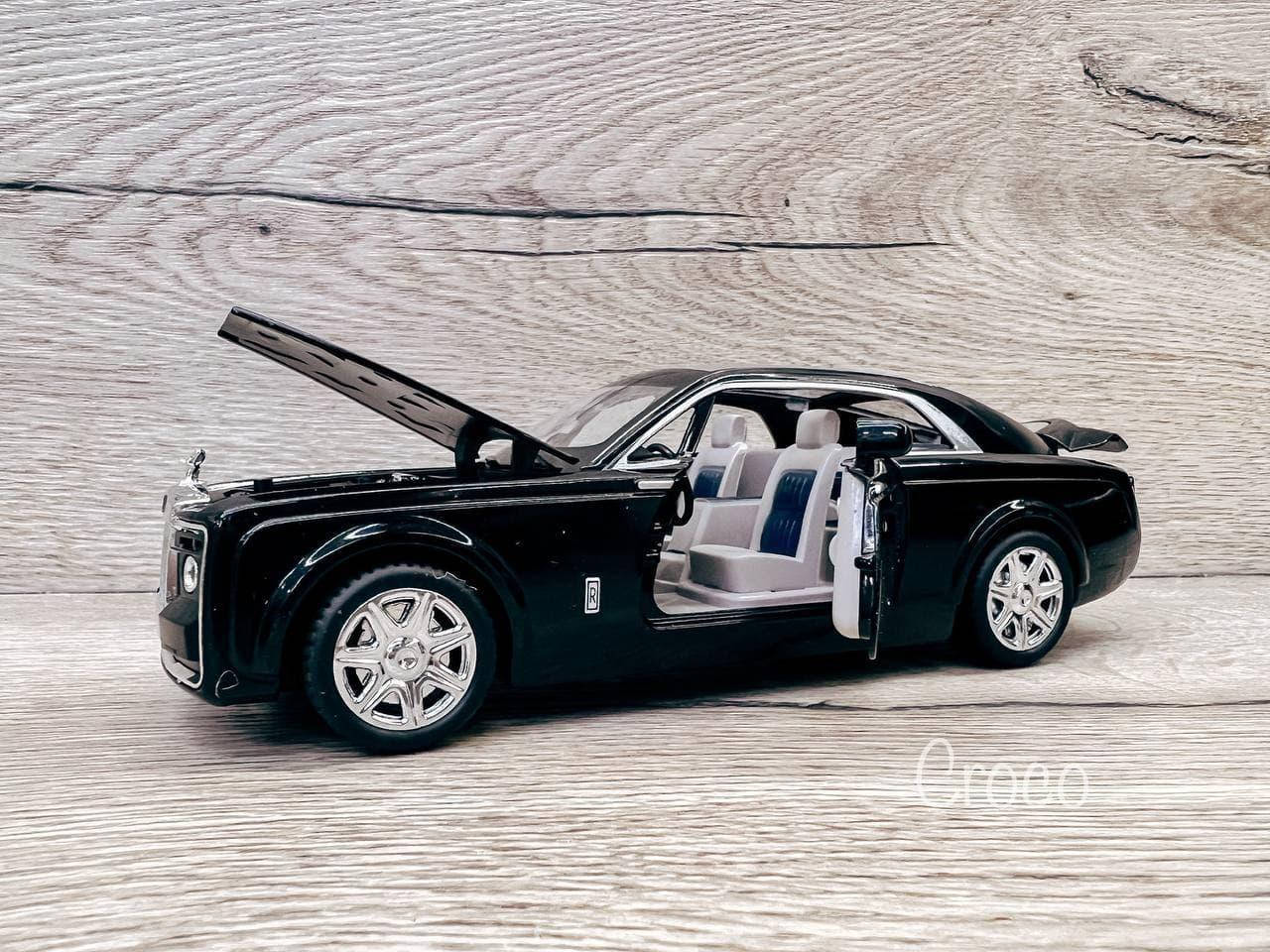 

Детская игрушка инерционная металлическая машинка Роллс Ройс Rolls-Royce 1:24, Черный
