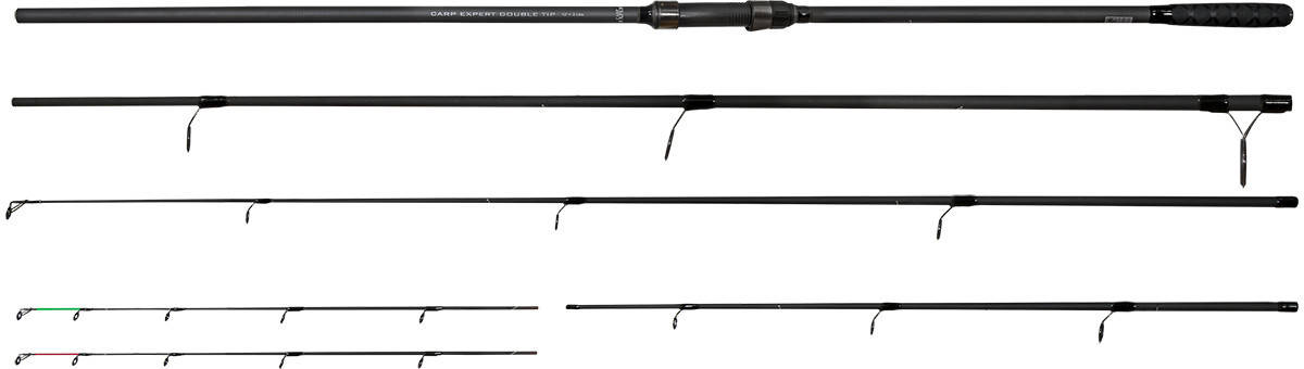 

Карповое удилище Carp Expert Double Tip Heavy 3.9m 3 секции 3LBS кольцо 50mm Carbon IM-12, Черный