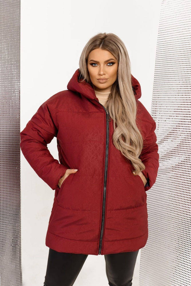 

Женская куртка из матовой плащевой ткани SKL92-354513, Черный