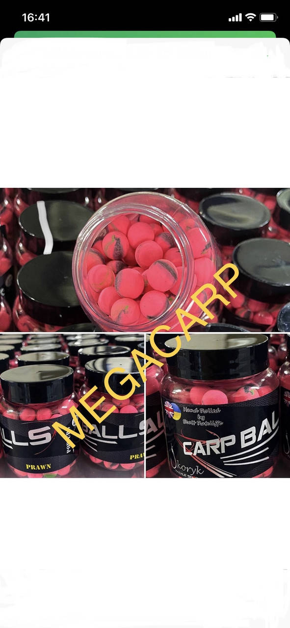 

Бойлы Carpballs Prawn pop ups 10mm NEW!!!