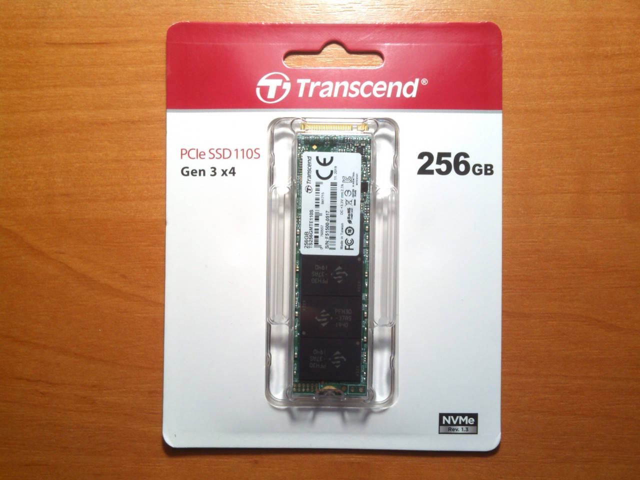 

SSD 256GB Transcend MTE110S NVMe M.2 2280 Gen3 x4 3D NAND Гарантія 36 місяців!