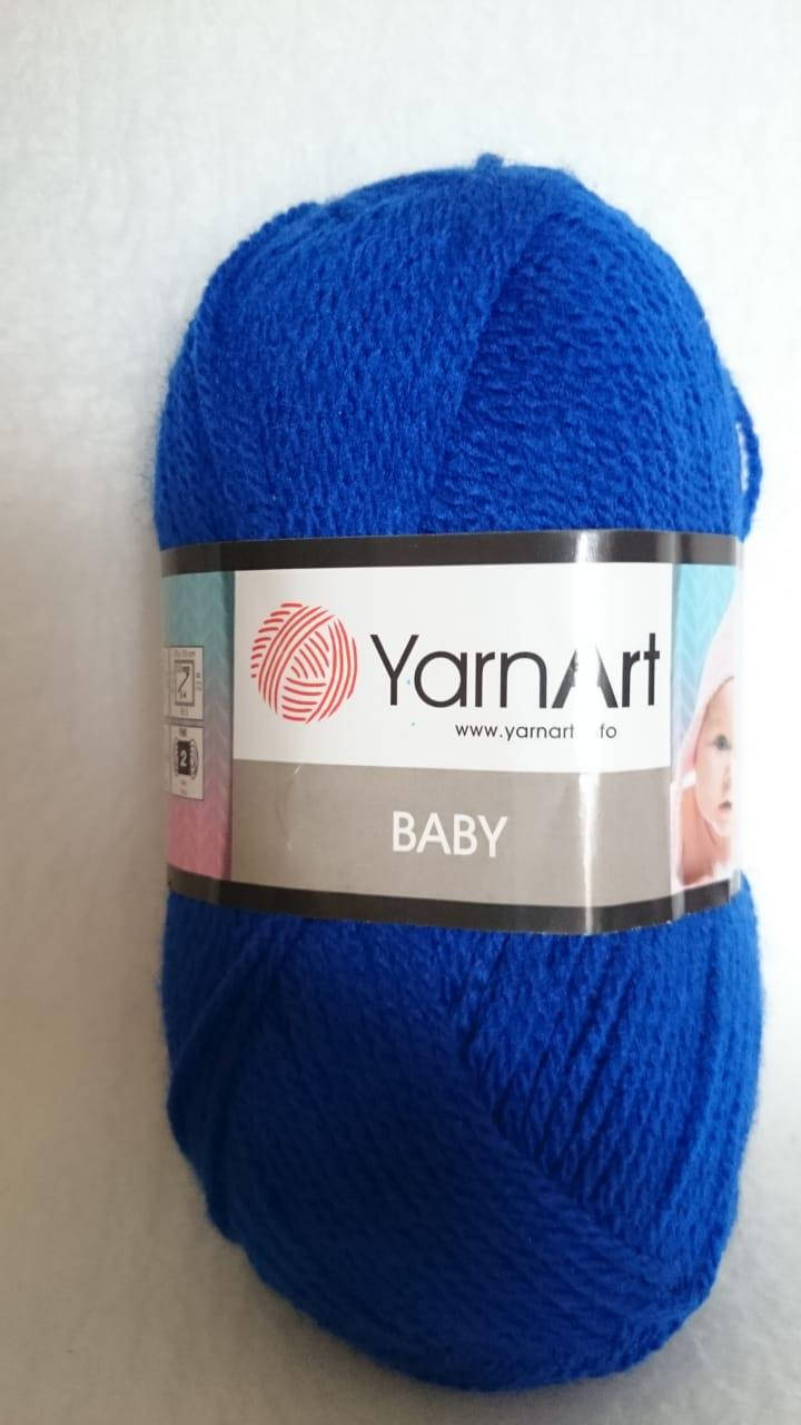 

Пряжа YarnArt Baby, производство Турция, цвет - синий