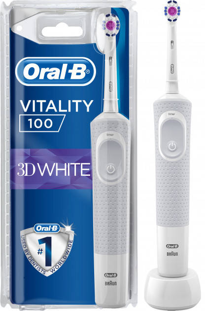 

Электрическая зубная щетка Oral b Braun Vitality 100 3 D white