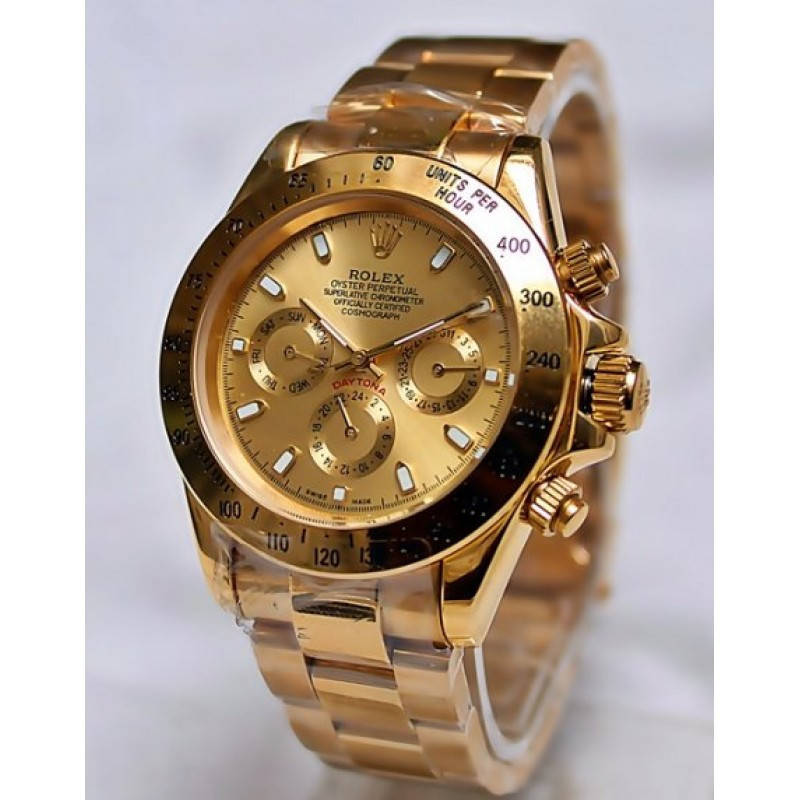 

Часы в стиле Rolex Daytona ( gold )