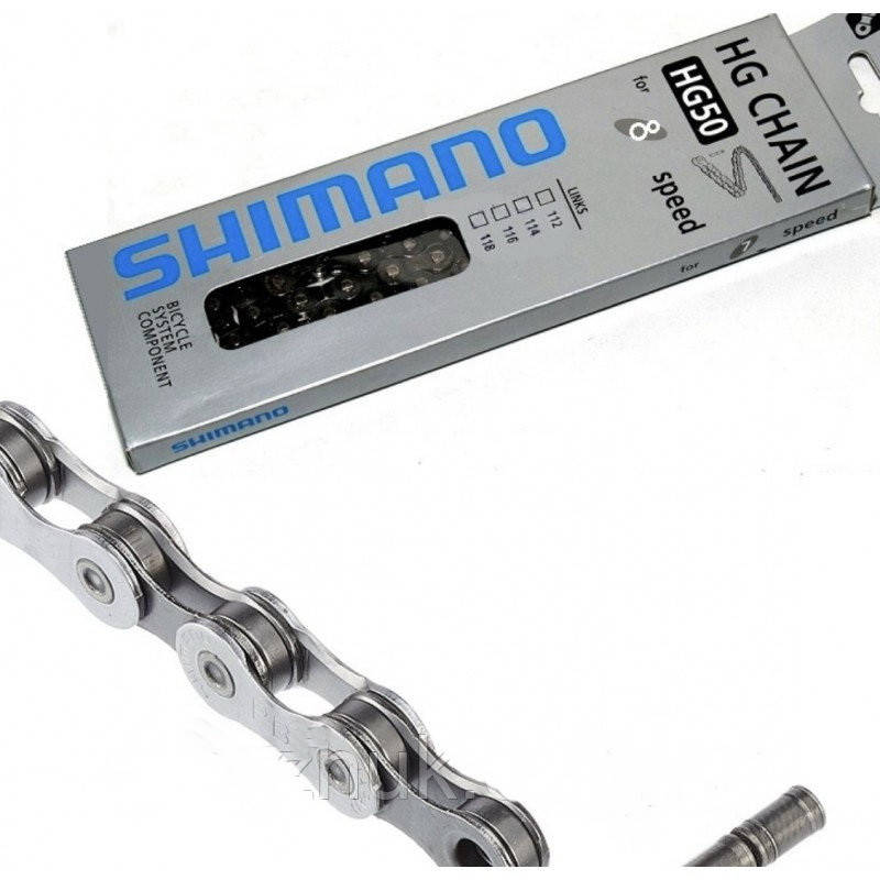 

Велосипедная цепь Shimano HG50 116 звеньев 8 скоростей