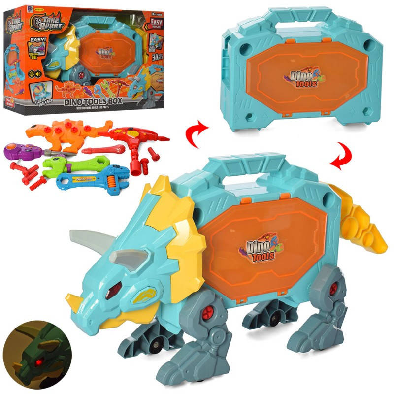 

Игровой набор инструментов Dino Tools Set со светом и звуком 661-414