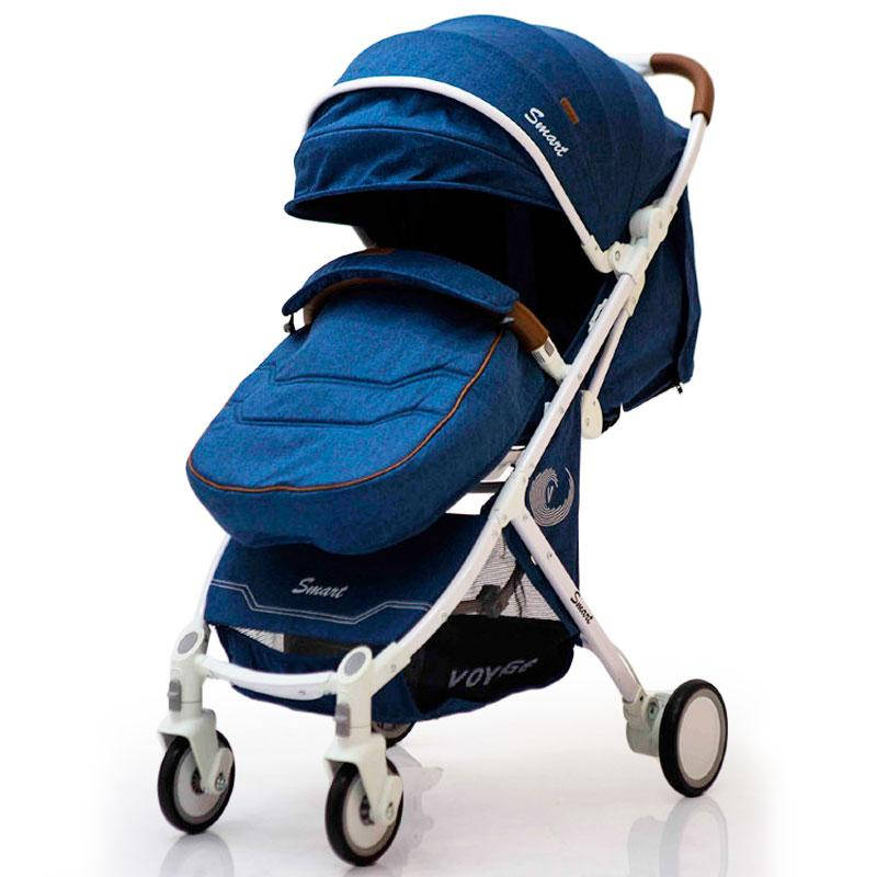 

Детская прогулочная коляска книжка Smart model D289 Blue Jeans, Синий